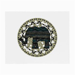 Ornate mandala elephant  Small Glasses Cloth (2-Side)