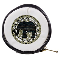 Ornate mandala elephant  Mini Makeup Bags