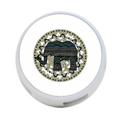 Ornate mandala elephant  4-Port USB Hub (Two Sides) 