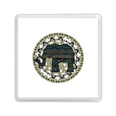 Ornate mandala elephant  Memory Card Reader (Square) 