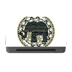 Ornate mandala elephant  Memory Card Reader with CF