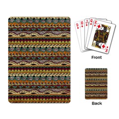 Aztec Pattern Playing Card by BangZart