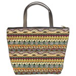 Aztec Pattern Bucket Bags Back