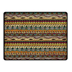 Aztec Pattern Double Sided Fleece Blanket (small) 