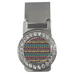 Aztec Pattern Cool Colors Money Clips (cz)  by BangZart