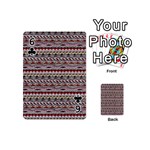 Aztec Pattern Patterns Playing Cards 54 (Mini)  Front - Club6