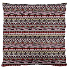 Aztec Pattern Patterns Large Flano Cushion Case (two Sides) by BangZart