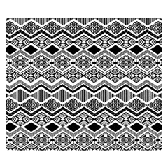 Aztec Design  Pattern Double Sided Flano Blanket (Small) 