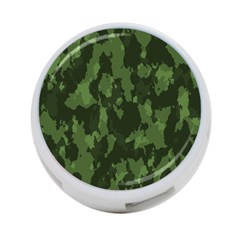 Camouflage Green Army Texture 4-port Usb Hub (one Side) by BangZart