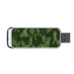 Camouflage Green Army Texture Portable Usb Flash (two Sides) by BangZart