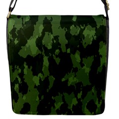 Camouflage Green Army Texture Flap Messenger Bag (s) by BangZart