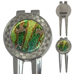 Chameleon Skin Texture 3-in-1 Golf Divots by BangZart