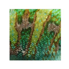 Chameleon Skin Texture Small Satin Scarf (square)