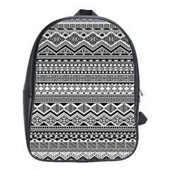 Aztec Pattern Design School Bags(large)  by BangZart