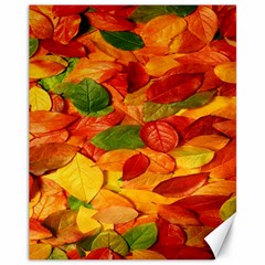 Leaves Texture Canvas 11  X 14   by BangZart