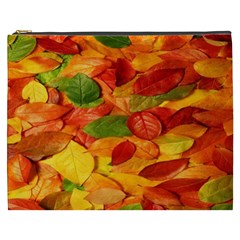 Leaves Texture Cosmetic Bag (xxxl)  by BangZart