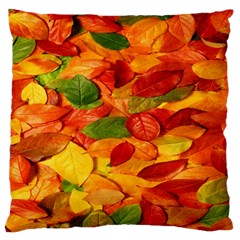 Leaves Texture Standard Flano Cushion Case (two Sides)