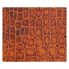 Crocodile Skin Texture Double Sided Flano Blanket (small) 