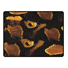 Gold Snake Skin Fleece Blanket (small)