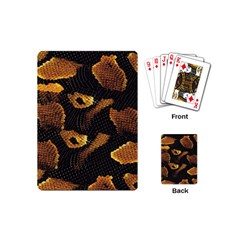 Gold Snake Skin Playing Cards (mini)  by BangZart
