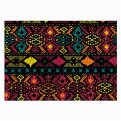 Bohemian Patterns Tribal Large Glasses Cloth