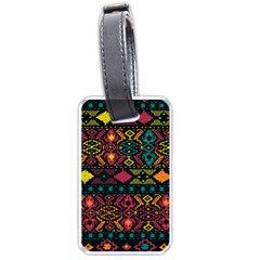 Bohemian Patterns Tribal Luggage Tags (one Side) 