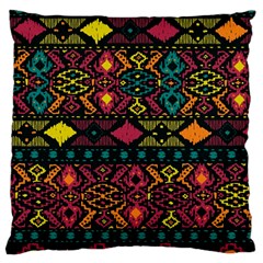 Bohemian Patterns Tribal Large Cushion Case (two Sides)