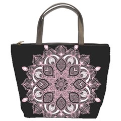 Ornate Mandala Bucket Bags by Valentinaart