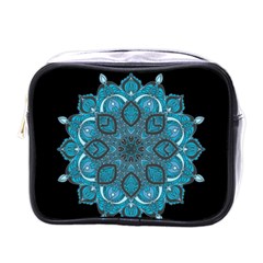 Ornate Mandala Mini Toiletries Bags by Valentinaart