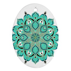 Ornate mandala Ornament (Oval)