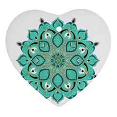 Ornate mandala Ornament (Heart)
