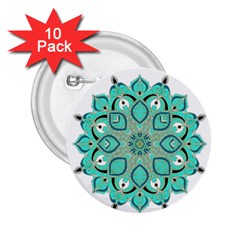 Ornate mandala 2.25  Buttons (10 pack) 