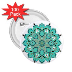 Ornate mandala 2.25  Buttons (100 pack) 