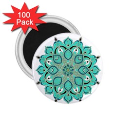 Ornate Mandala 2 25  Magnets (100 Pack) 