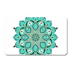 Ornate mandala Magnet (Rectangular)