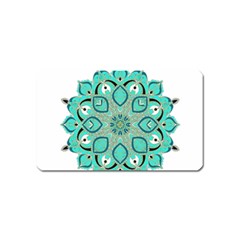 Ornate mandala Magnet (Name Card)