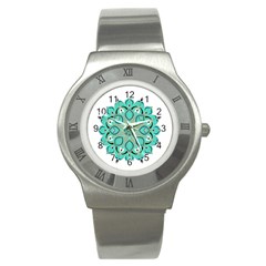 Ornate mandala Stainless Steel Watch