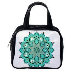 Ornate mandala Classic Handbags (One Side)