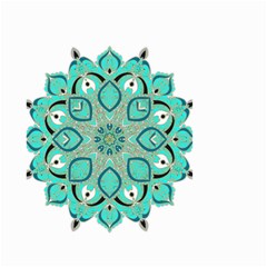 Ornate Mandala Small Garden Flag (two Sides) by Valentinaart