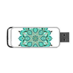 Ornate mandala Portable USB Flash (One Side)