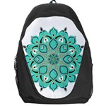 Ornate mandala Backpack Bag Front