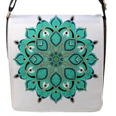 Ornate mandala Flap Messenger Bag (S)