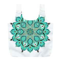 Ornate Mandala Full Print Recycle Bags (l)  by Valentinaart