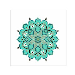 Ornate mandala Small Satin Scarf (Square)