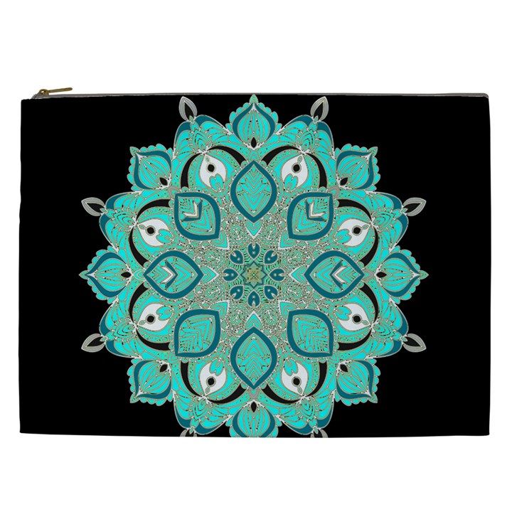 Ornate mandala Cosmetic Bag (XXL) 