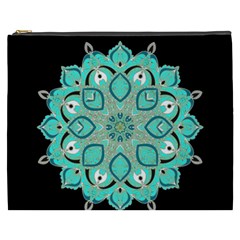 Ornate Mandala Cosmetic Bag (xxxl)  by Valentinaart