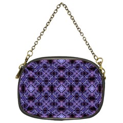 Lavender Moroccan Tilework  Chain Purses (one Side) 