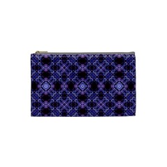 Lavender Moroccan Tilework  Cosmetic Bag (small)  by KirstenStar