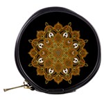 Ornate mandala Mini Makeup Bags Back