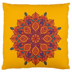 Ornate Mandala Standard Flano Cushion Case (one Side)